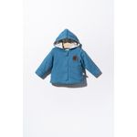 Fashion, accesorii si bijuterii - Copii - Imbracaminte copii - Jachete si geci copii - Jacheta cu urechiuse pentru copii Dogs, Tongs baby (Culoare: Albastru, Marime: 6-9 luni) - Infinity.ro