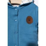 Fashion, accesorii si bijuterii - Copii - Imbracaminte copii - Jachete si geci copii - Jacheta cu urechiuse pentru copii Dogs, Tongs baby (Culoare: Albastru, Marime: 6-9 luni) - Infinity.ro
