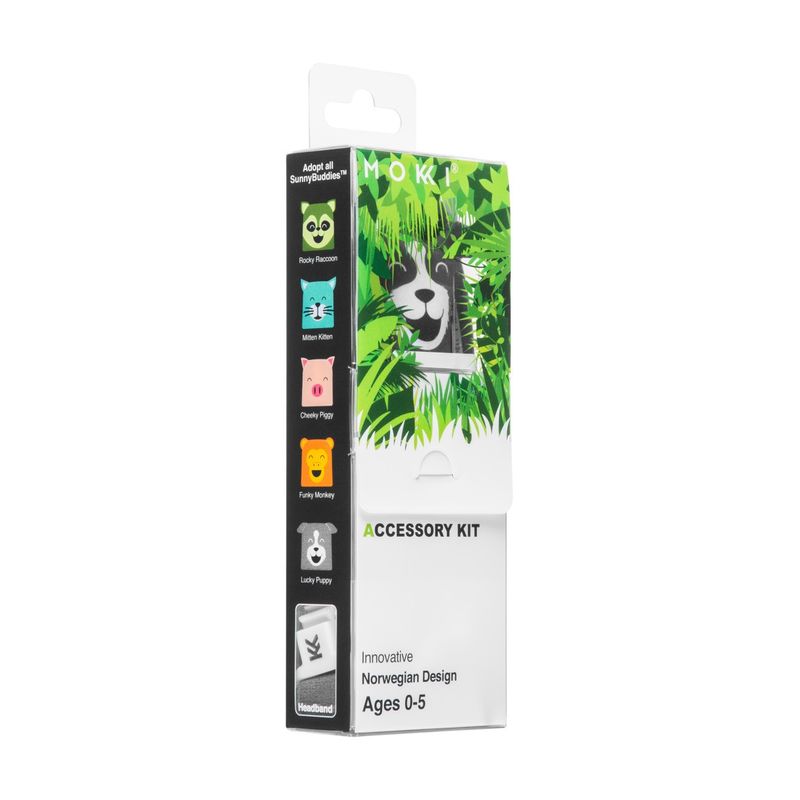Fashion, accesorii si bijuterii - Copii - Accesorii copii - Ochelari de soare copii - Kit accesorii pentru ochelari de soare MOKKI Click&Change, negru - Infinity.ro