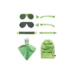 Fashion, accesorii si bijuterii - Copii - Accesorii copii - Ochelari de soare copii - Ochelari de soare pentru copii MOKKI Click & Change, protectie UV, verde, 2-5 ani, set 2 perechi - Infinity.ro