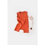 Fashion, accesorii si bijuterii - Copii - Imbracaminte copii - Salopete copii - Salopeta fara maneci si pantaloni scurti - 100% bumbac organic - Scortisoara, BabyCosy (Marime: 12-18 Luni) - Infinity.ro