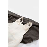 Fashion, accesorii si bijuterii - Copii - Imbracaminte copii - Salopete copii - Salopeta de vara cu pantaloni lungi din muselina, BabyCosy, 100%bumbac, ecru (Marime: 6-9 luni) - Infinity.ro