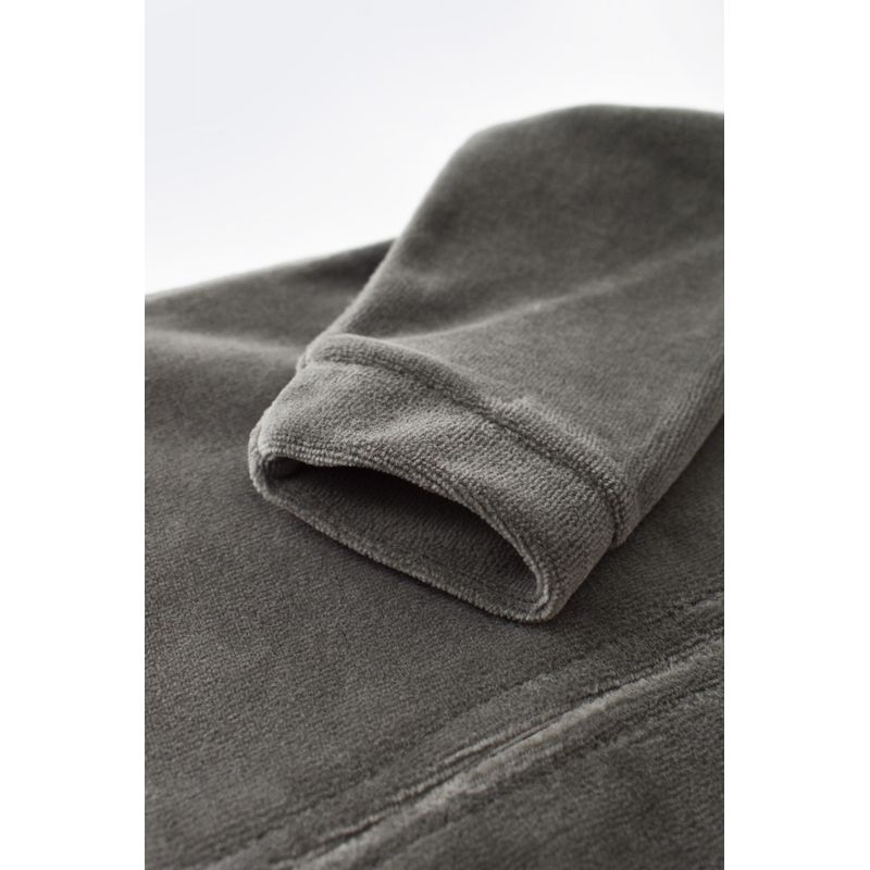 Fashion, accesorii si bijuterii - Copii - Imbracaminte copii - Salopete copii - Salopeta cu maneca lunga si fermoar din 80%bumbac organic si 20% poliester - Antracit, BabyCosy (Marime: 6-9 luni) - Infinity.ro