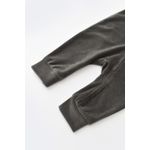 Fashion, accesorii si bijuterii - Copii - Imbracaminte copii - Salopete copii - Salopeta cu maneca lunga si fermoar din 80%bumbac organic si 20% poliester - Antracit, BabyCosy (Marime: 6-9 luni) - Infinity.ro