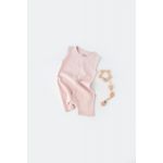 Fashion, accesorii si bijuterii - Copii - Imbracaminte copii - Salopete copii - Salopeta fara maneci si pantaloni scurti - 100% bumbac organic - Roz, BabyCosy (Marime: 18-24 Luni) - Infinity.ro