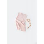 Fashion, accesorii si bijuterii - Copii - Imbracaminte copii - Salopete copii - Salopeta fara maneci si pantaloni scurti - 100% bumbac organic - Roz, BabyCosy (Marime: 18-24 Luni) - Infinity.ro