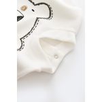 Fashion, accesorii si bijuterii - Copii - Imbracaminte copii - Salopete copii - Salopeta Ursulet cu maneca lunga si botosei din 80%bumbac organic si 20% poliester - Antracit, BabyCosy (Marime: 6-9 luni) - Infinity.ro