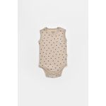 Fashion, accesorii si bijuterii - Copii - Imbracaminte copii - Body-uri copii - Set 2 body-uri fara maneci bebe unisex Girafa, BabyCosy, 100% bumbac organic (Marime: 9-12 luni) - Infinity.ro