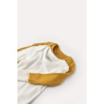 Fashion, accesorii si bijuterii - Copii - Imbracaminte copii - Body-uri copii - Set 2 body-uri cu maneca lunga bebe unisex din bumbac organic si modal - Mustar/Ecru, BabyCosy (Marime: 18-24 Luni) - Infinity.ro