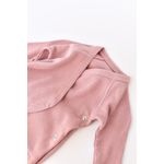Fashion, accesorii si bijuterii - Copii - Imbracaminte copii - Treninguri si compleuri copii - Set 4 piese: bluza, pantaloni, caciulita si manusi din bumbac organic si modal - Rose, BabyCosy (Marime: 6-9 luni) - Infinity.ro