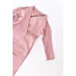 Fashion, accesorii si bijuterii - Copii - Imbracaminte copii - Treninguri si compleuri copii - Set 4 piese: bluza, pantaloni, caciulita si manusi din bumbac organic si modal - Rose, BabyCosy (Marime: 6-9 luni) - Infinity.ro