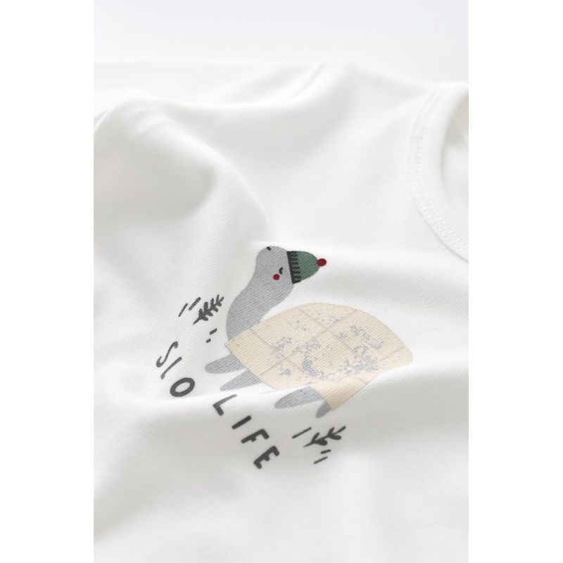 Fashion, accesorii si bijuterii - Copii - Imbracaminte copii - Treninguri si compleuri copii - Set 3 piese Broscuta cu body, pantalonasi si vestuta din 80%bumbac organic si 20% poliester - Crem, BabyCosy (Marime: 6-9 luni) - Infinity.ro