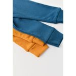 Fashion, accesorii si bijuterii - Copii - Imbracaminte copii - Pantaloni copii - Set 2 pantaloni bebe unisex din bumbac organic si modal - Bleumarin/Sofran, BabyCosy (Marime: 6-9 luni) - Infinity.ro