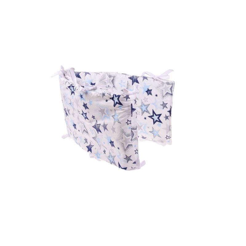 Casa si Gradina - Mobilier - Mobilier copii - Sisteme de siguranta - Aparatoare patut 180x33 cm model stelute albastre - Infinity.ro