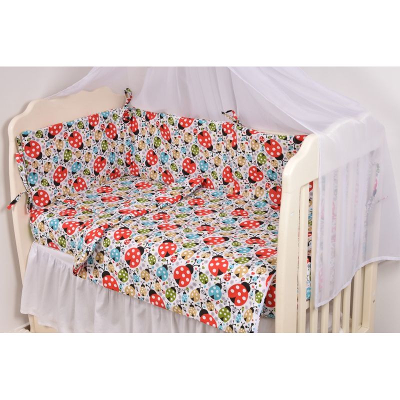 Casa si Gradina - Mobilier - Mobilier copii - Sisteme de siguranta - Aparatoare patut 180x33x2 cm model buburuze - Infinity.ro