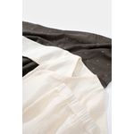 Fashion, accesorii si bijuterii - Copii - Imbracaminte copii - Treninguri si compleuri copii - Set bluzita petrecuta si pantaloni lungi din muselina, BabyCosy, 100% bumbac organic, Ecru (Marime: 18-24 Luni) - Infinity.ro