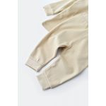 Fashion, accesorii si bijuterii - Copii - Imbracaminte copii - Treninguri si compleuri copii - Set bluzita cu maneca lunga si pantaloni lungi - bumbac organic 100% - Crem, BabyCosy (Marime: 12-18 Luni) - Infinity.ro