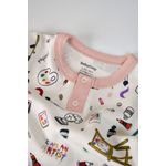 Fashion, accesorii si bijuterii - Copii - Imbracaminte copii - Treninguri si compleuri copii - Set bluzita cu maneca lunga si nasturei si pantaloni lungi, 100% bumbac organic, BabyCosy, Pudra (Marime: 6-9 luni) - Infinity.ro