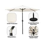 Casa si Gradina - Gradina si terasa - Umbrele si pavilioane - Umbrele - Umbrela de protectie solara pentru gradina, diametru de 2.7 m, crem, Vivo, PU27-CREAM - Infinity.ro