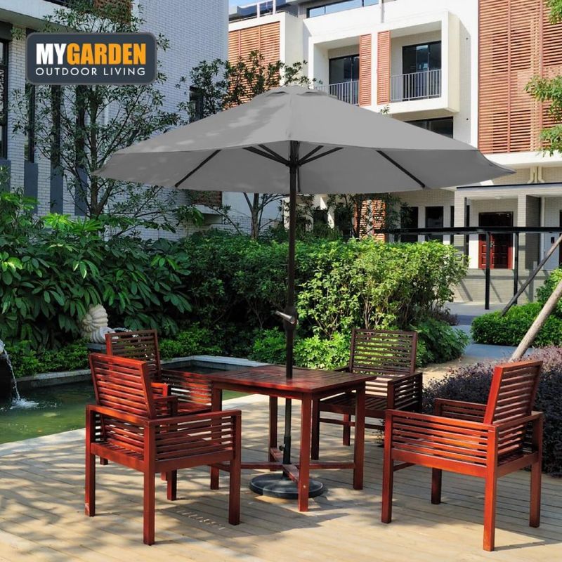 Casa si Gradina - Gradina si terasa - Umbrele si pavilioane - Umbrele - Umbrela de protectie solara pentru gradina, diametru de 2.7 m, gri, Vivo, PU27-GREY - Infinity.ro