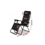 Casa si Gradina - Gradina si terasa - Mobilier exterior - Scaune si sezlonguri gradina - Scaun tip sezlong pliabil si reglabil cu tetiera, negru, cadru otel, FC115 - Infinity.ro