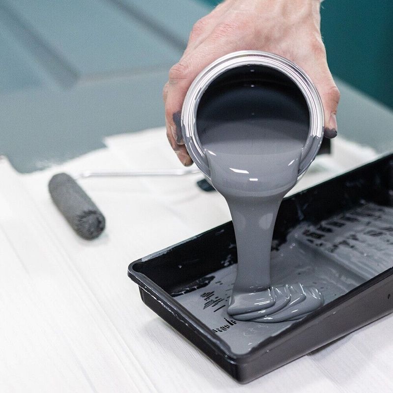 Casa si Gradina - Constructii - Vopsea si tencuieli - Unelte de vopsit si tencuit - Tava din plastic pentru trafalet de 22.5 cm / 9", negru, Vivo, 9PT - Infinity.ro