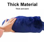 Casa si Gradina - Textile si covoare - Pături și cuverturi - Pături - Patura tip hanorac, cu maneci, gluga si buzunar, albastru, 80 x 180 cm, HB80-BLUE - Infinity.ro