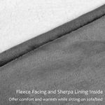 Casa si Gradina - Textile si covoare - Pături și cuverturi - Pături - Patura tip hanorac, cu maneci, gluga si buzunar, gri inchis, 80 x 180 cm, HB80-GREY - Infinity.ro