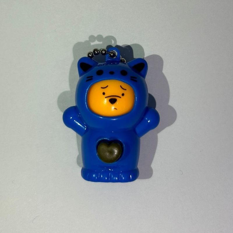 Fashion, accesorii si bijuterii - Femei - Accesorii femei - Alte accesorii femei - Breloc figurina cu schimbare a fetei, Cartoon Face, 4 cm, albastru, Vivo FIGURINA-BLUE - Infinity.ro
