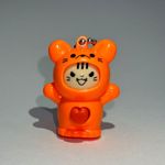 Fashion, accesorii si bijuterii - Femei - Accesorii femei - Alte accesorii femei - Breloc figurina cu schimbare a fetei, Cartoon Face, 4 cm, portocaliu, Vivo FIGURINA-ORANGE - Infinity.ro