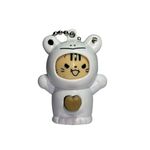 Fashion, accesorii si bijuterii - Femei - Accesorii femei - Alte accesorii femei - Breloc figurina cu schimbare a fetei, Cartoon Face, 4 cm, alb, Vivo FIGURINA-WHITE - Infinity.ro
