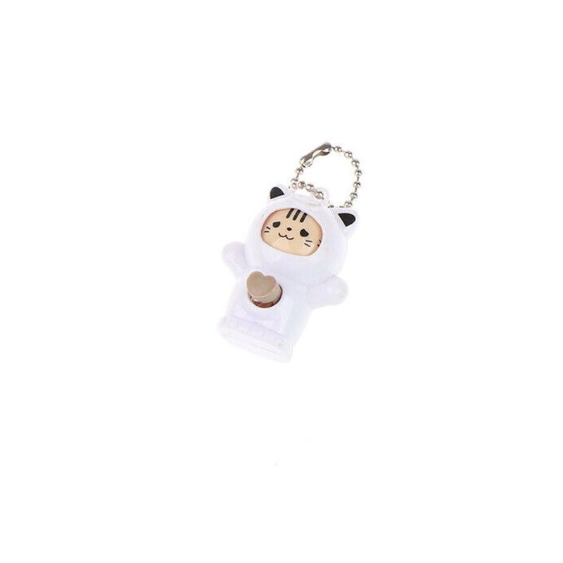 Fashion, accesorii si bijuterii - Femei - Accesorii femei - Alte accesorii femei - Breloc figurina cu schimbare a fetei, Cartoon Face, 4 cm, alb, Vivo FIGURINA-WHITE - Infinity.ro