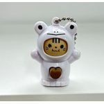 Fashion, accesorii si bijuterii - Femei - Accesorii femei - Alte accesorii femei - Breloc figurina cu schimbare a fetei, Cartoon Face, 4 cm, alb, Vivo FIGURINA-WHITE - Infinity.ro