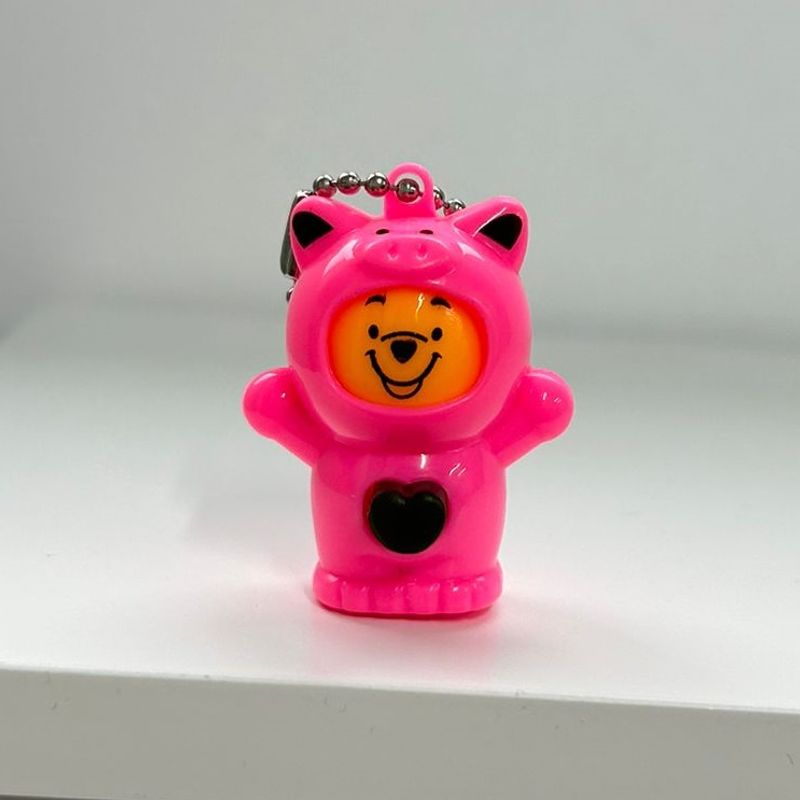 Fashion, accesorii si bijuterii - Femei - Accesorii femei - Alte accesorii femei - Breloc figurina cu schimbare a fetei, Cartoon Face, 4 cm, roz, Vivo FIGURINA-PINK - Infinity.ro