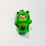 Fashion, accesorii si bijuterii - Femei - Accesorii femei - Alte accesorii femei - Breloc figurina cu schimbare a fetei, Cartoon Face, 4 cm, verde, Vivo FIGURINA-GREEN - Infinity.ro