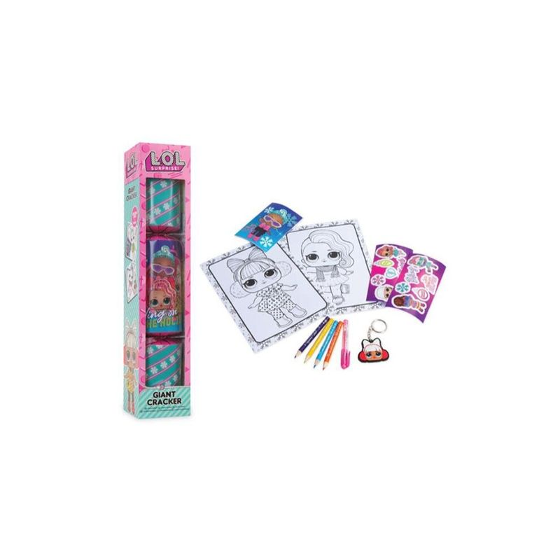 Jucarii, Copii si Bebe - Jucarii si jocuri - Jucarii & jocuri educative - Seturi de artizanat - Pachet creativ de Craciun pentru copii Giant Cracker LOL, 55 cm, 42-0088/A - Infinity.ro