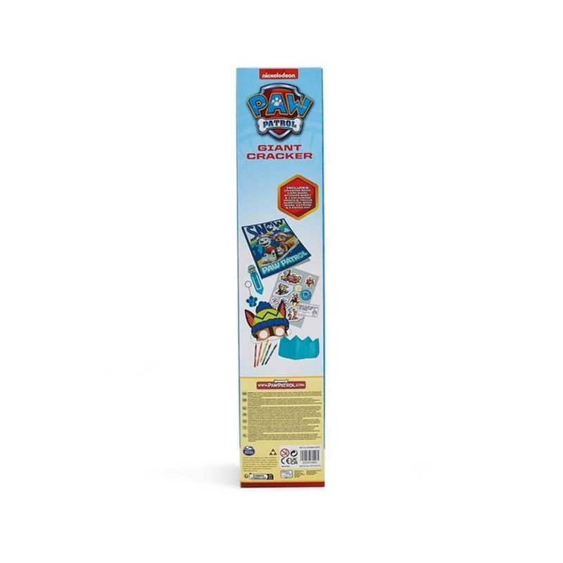 Jucarii, Copii si Bebe - Jucarii si jocuri - Jucarii & jocuri educative - Seturi de artizanat - Pachet creativ de Craciun pentru copii Giant Cracker Paw Patrol, 55 cm, 97-0040-A - Infinity.ro