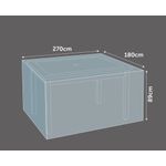 Casa si Gradina - Gradina si terasa - Mobilier exterior - Accesorii pentru gradina - Husa de protectie pentru masa de gradina, negru, 270 x 180 x 89 cm, MyGarden, 3299 - Infinity.ro