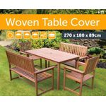 Casa si Gradina - Gradina si terasa - Mobilier exterior - Accesorii pentru gradina - Husa de protectie pentru masa de gradina, negru, 270 x 180 x 89 cm, MyGarden, 3299 - Infinity.ro