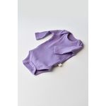 Fashion, accesorii si bijuterii - Copii - Imbracaminte copii - Body-uri copii - Body Bebe Unisex cu maneca lunga din 95% bumbac organic cu 5% elastan - Mov, BabyCosy (Marime: 3-6 Luni) - Infinity.ro
