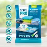 Casa si Gradina - Mobilier - Organizare si depozitare - Pungi depozitare - Set 6 saci de vidat pentru haine cu pompa 78 x 100 cm, SP001 - Infinity.ro