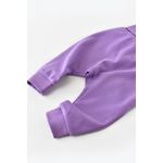 Fashion, accesorii si bijuterii - Copii - Imbracaminte copii - Pantaloni copii - Pantaloni Bebe Unisex din bumbac organic Mov BabyCosy (Marime: 6-9 luni) - Infinity.ro