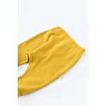 Fashion, accesorii si bijuterii - Copii - Imbracaminte copii - Pantaloni copii - Pantaloni Bebe Unisex din bumbac organic Galben BabyCosy (Marime: 3-6 Luni) - Infinity.ro