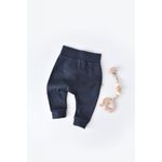 Fashion, accesorii si bijuterii - Copii - Imbracaminte copii - Pantaloni copii - Pantaloni Bebe Unisex din bumbac organic Bleumarin BabyCosy (Marime: 3-6 Luni) - Infinity.ro