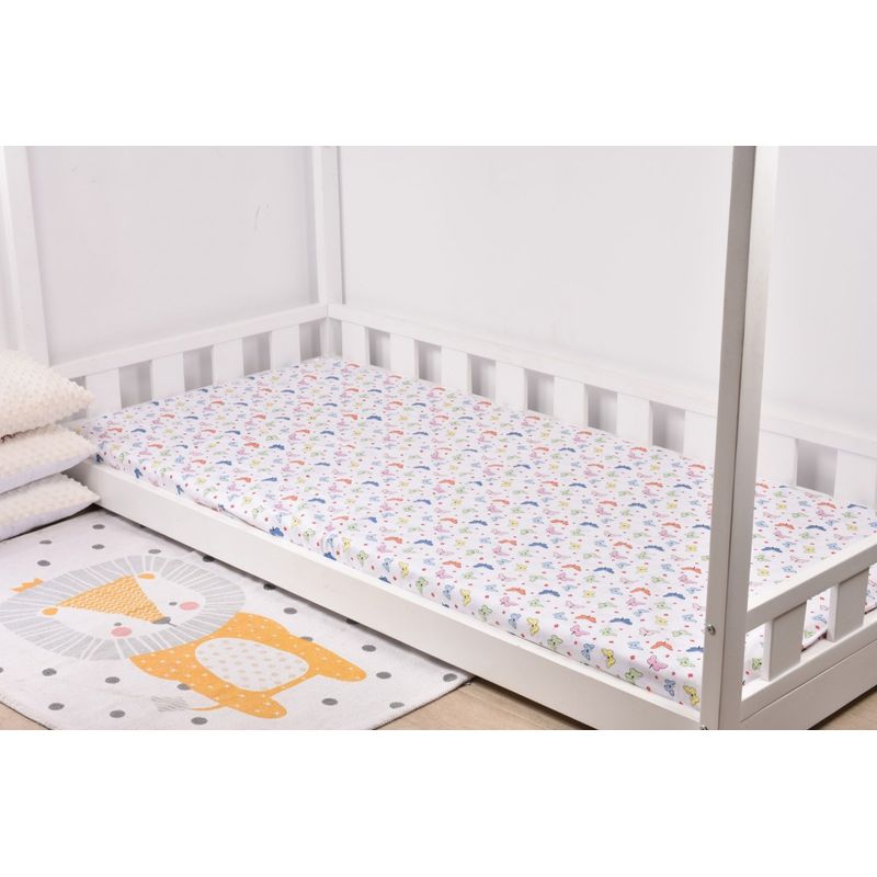 Casa si Gradina - Textile si covoare - Lenjerii de pat - Lenjerii copii - Cearsaf pat 90x200x10 cm bumbac 100% model fluturasi - Infinity.ro