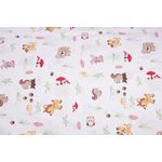 Casa si Gradina - Textile si covoare - Lenjerii de pat - Lenjerii copii - Lenjerie 6 piese patut 120x60 cm bumbac 100% model animalute si ciuperci - Infinity.ro