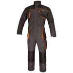 Casa si Gradina - Constructii - Echipamente de lucru - Imbracaminte protectia muncii - Salopeta de lucru, cu guler inalt, grafit si portocaliu, marimea 50, ART.MAS - Infinity.ro