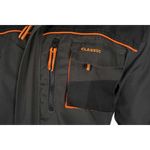 Casa si Gradina - Constructii - Echipamente de lucru - Imbracaminte protectia muncii - Salopeta de lucru, cu guler inalt, grafit si portocaliu, marimea 50, ART.MAS - Infinity.ro