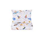 Casa si Gradina - Textile si covoare - Lenjerii de pat - Lenjerii copii - Lenjerie patut 120x60 cm, 3 piese bumbac 100% model Planete si Rachete - Infinity.ro