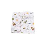 Casa si Gradina - Textile si covoare - Lenjerii de pat - Lenjerii copii - Cearsaf patut 120x60 cm bumbac 100% model rachete - Infinity.ro